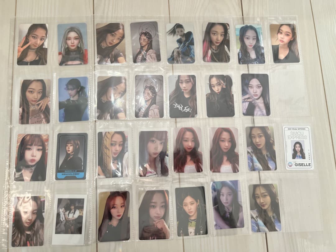 aespa ジゼル トレカ うちわ MD グッズ  ヨントン sgs