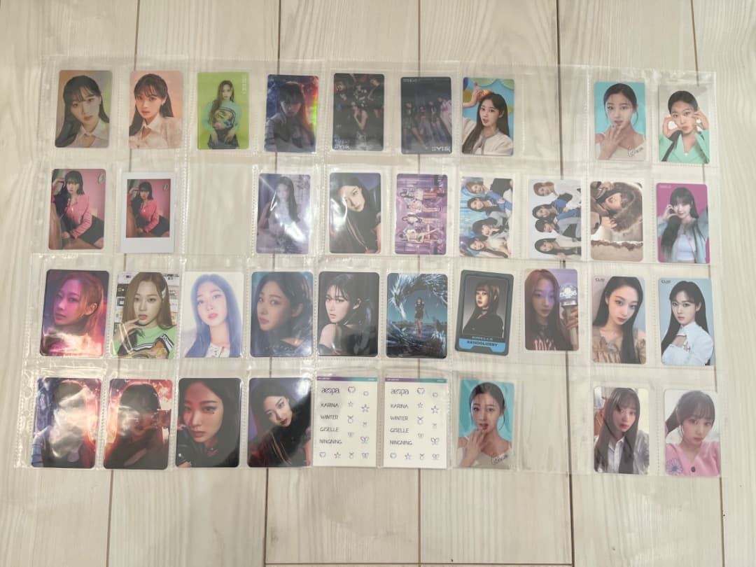 aespa ジゼル トレカ うちわ MD グッズ  ヨントン sgs