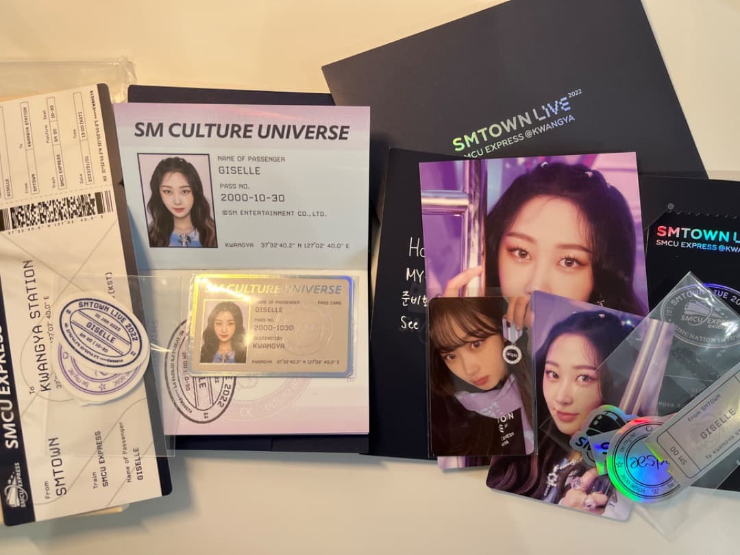 aespa ジゼル トレカ うちわ MD グッズ  ヨントン sgs