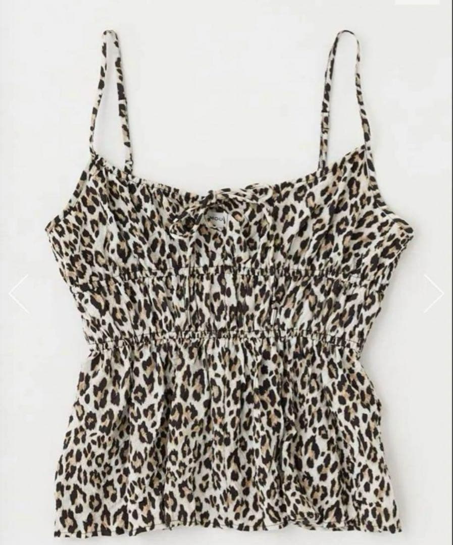 【moussy 大人気商品】CRINKLED サテンキャミ