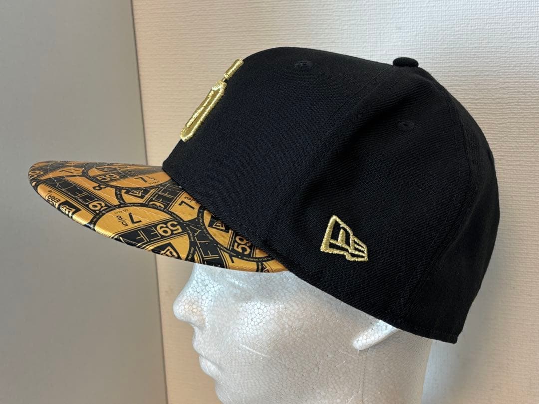 コラボ/中日ドラゴンズ/限定/キャップ/帽子/ニューエラ/ステッカー/ゴールド