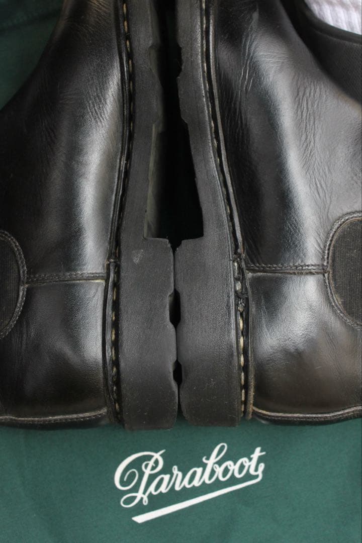 Paraboot VILLETTE ヴィレット ブラック サイドゴアブーツ