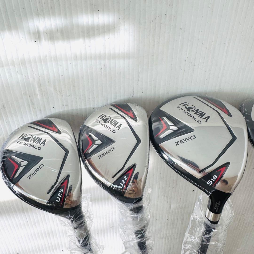 【希少・新品未使用品】ホンマ T WORLD ZERO ゴルフクラブ　フルセット