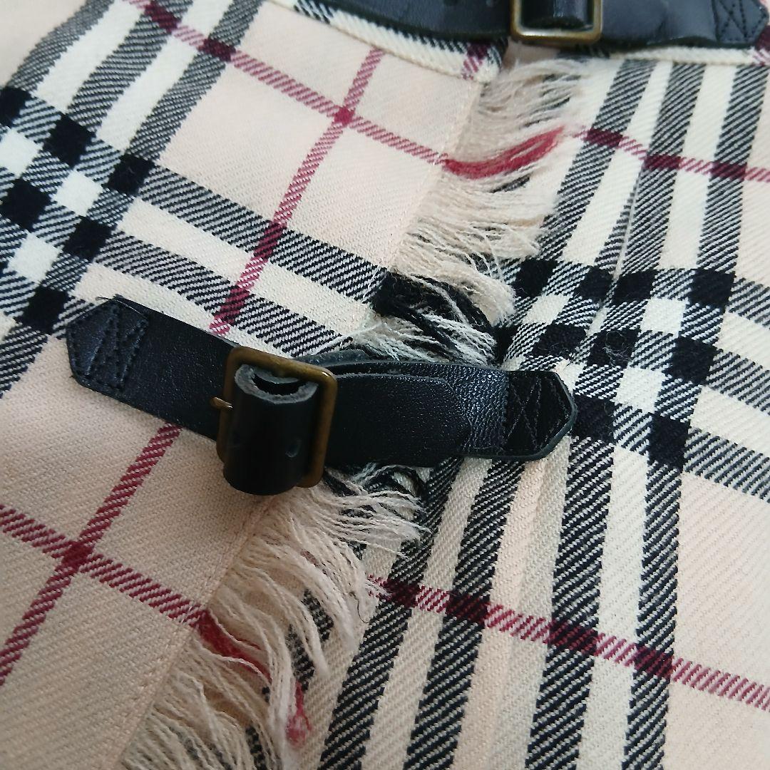 【美品】【BURBERRY BLUE LABEL】ノバチェック　巻きミニスカート