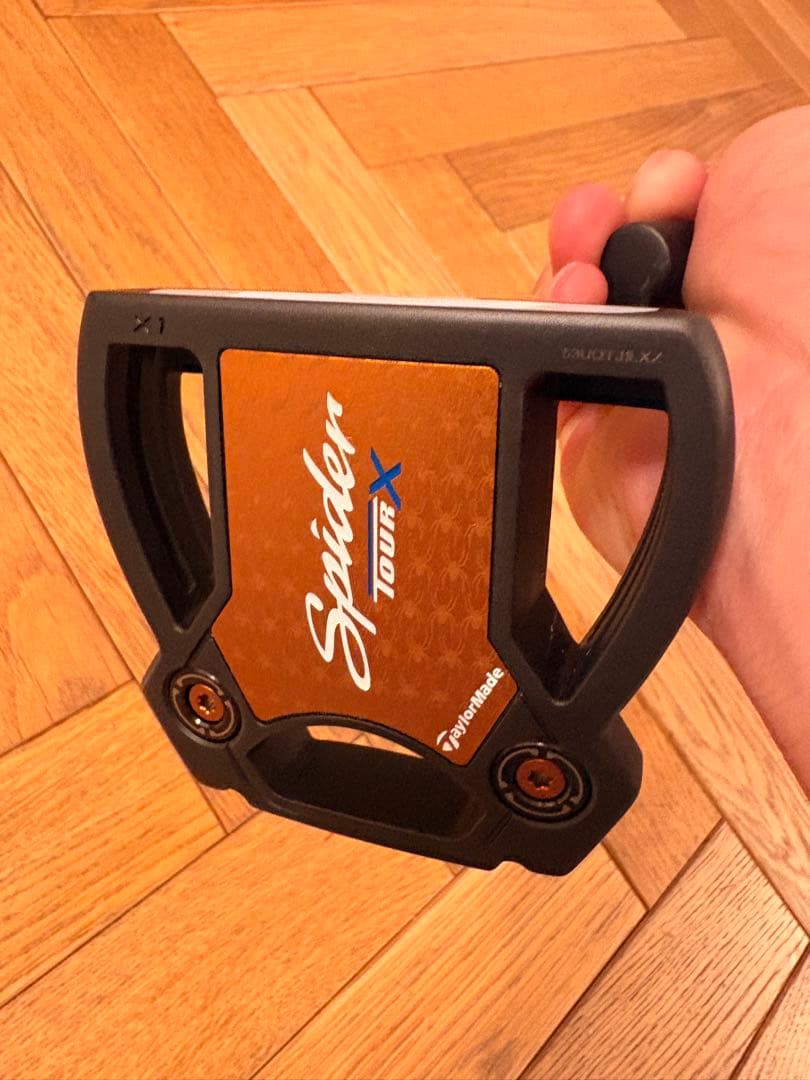 SPIDERTOURX ブラック パター クランクネック　コーティング済