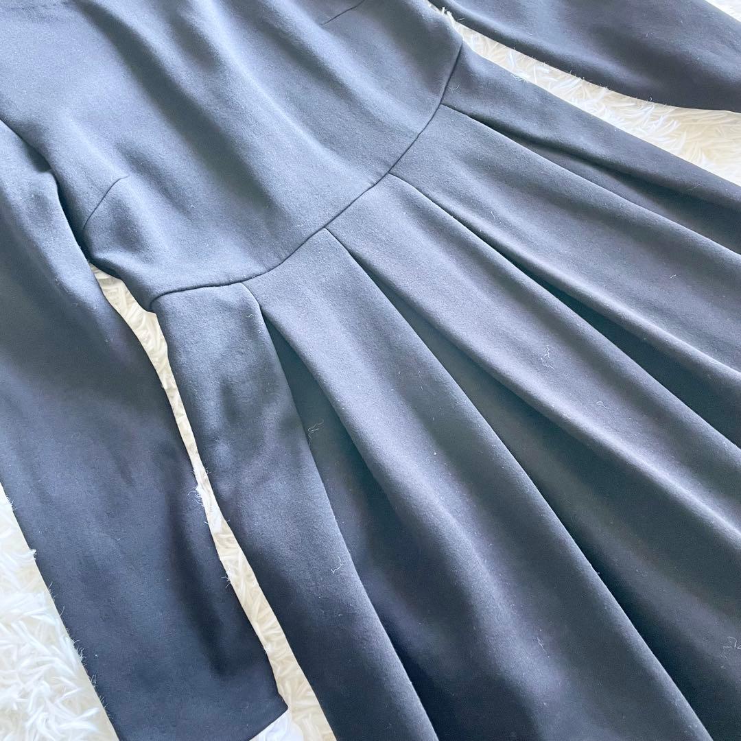 美品✨現行✨ツルバイマリコオイカワ　ワンピース　レースカラー　長袖　フリル　36