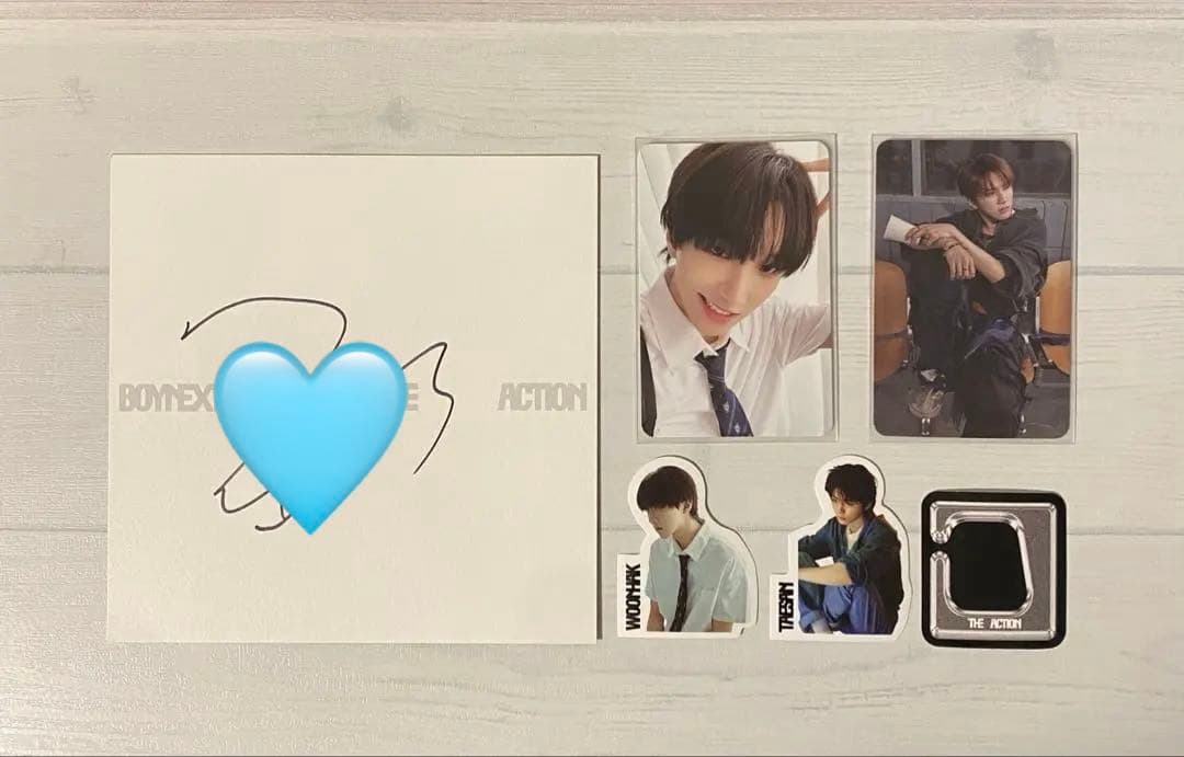 BOYNEXTDOOR Woonhak ウナクUS アメリカ 直筆サイン抜け無し