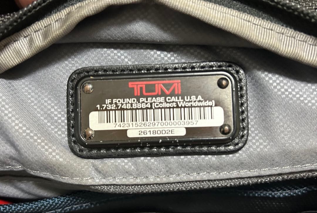 TUMI ビジネスバッグ リュック26180D2E 3way
