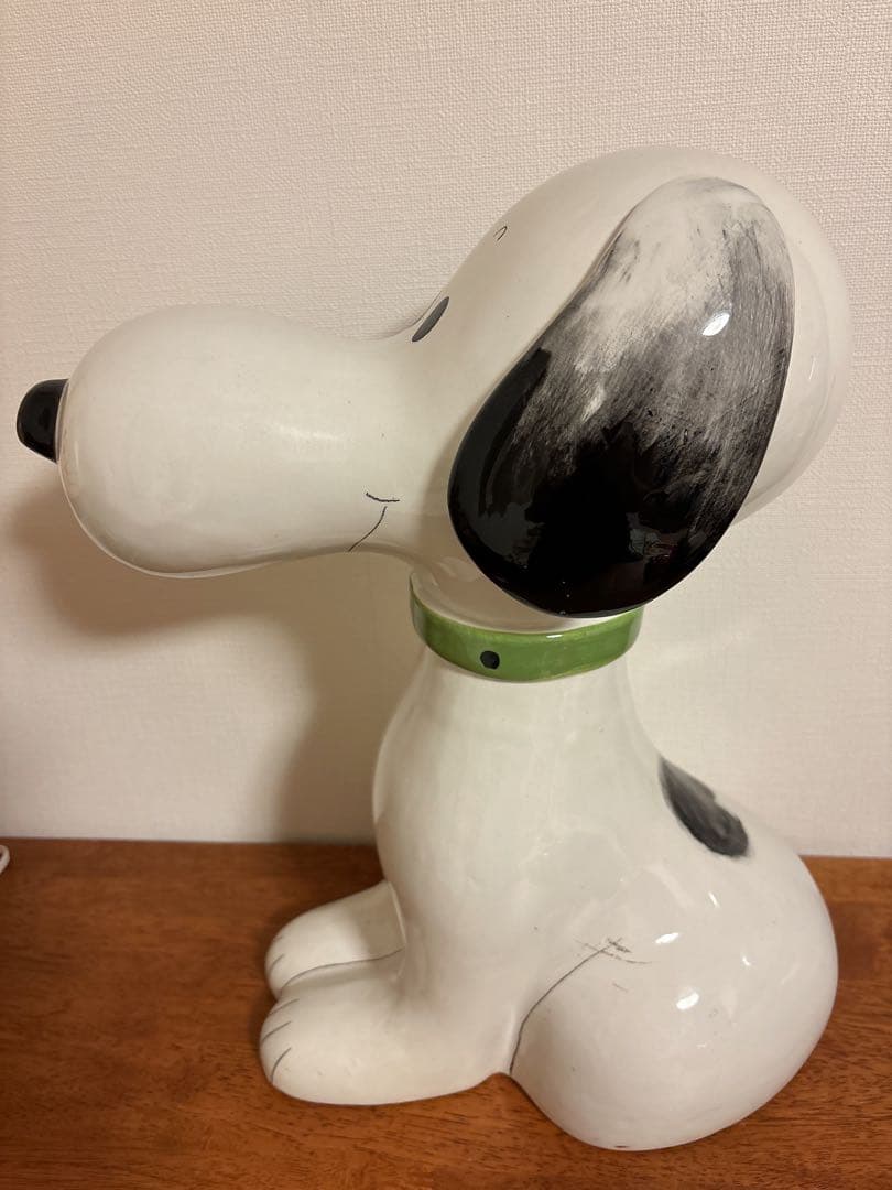 PEANUTS イタリーバンク　スヌーピー  ラージ　陶器　バンク