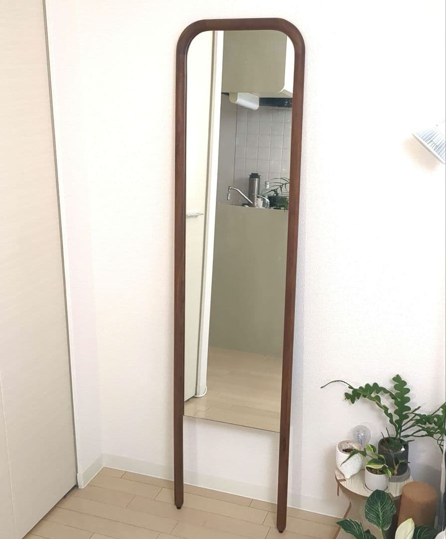 minさま　関家具 スーク スタンドミラー ウォールナット