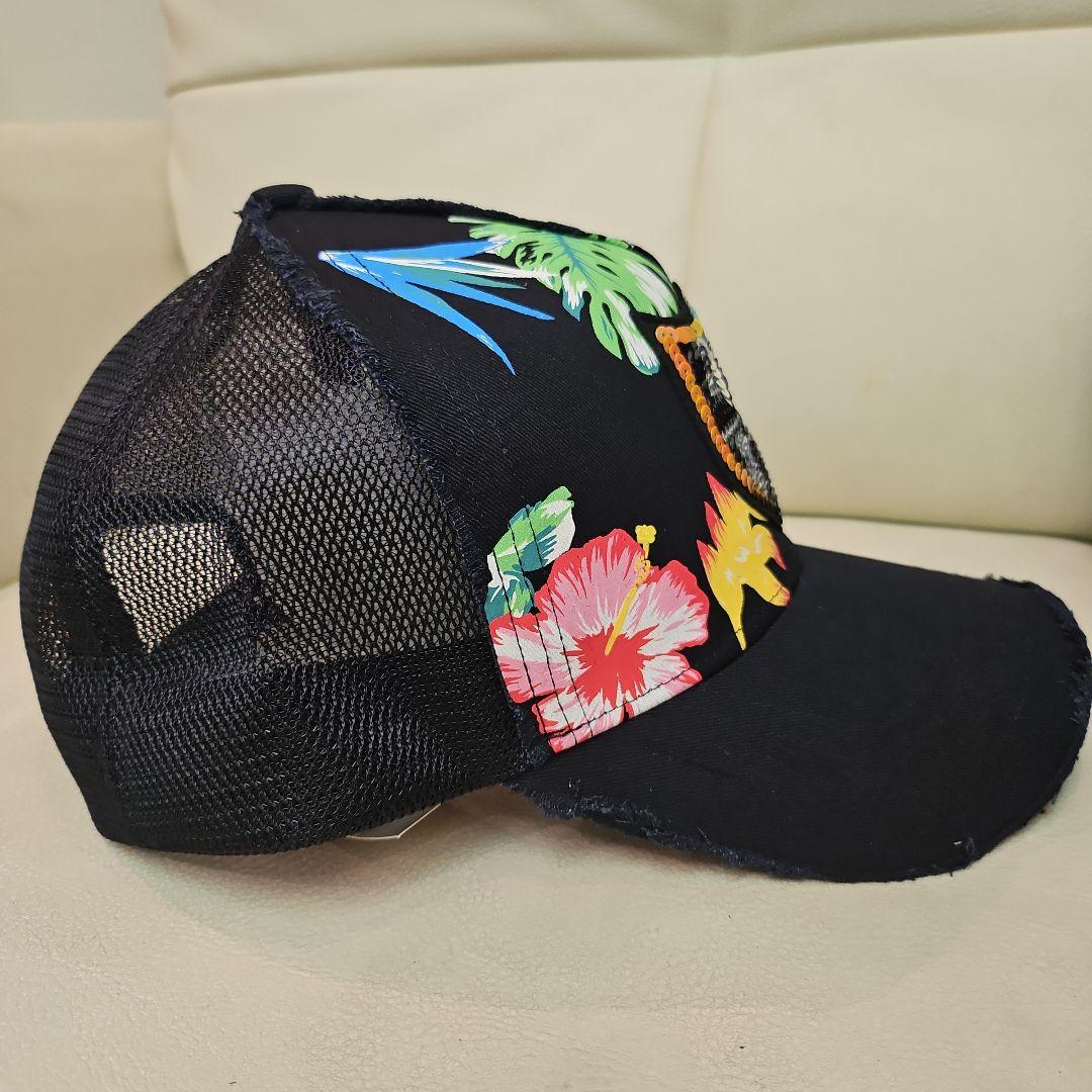 YOSHINORI KOTAKE フラワープリントキャップ