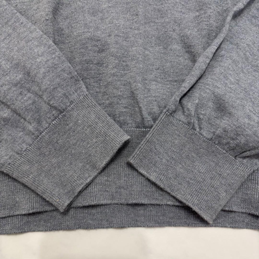 現行　ジョンスメドレー　シーアイランドコットン　クルーネックニット　グレー　長袖