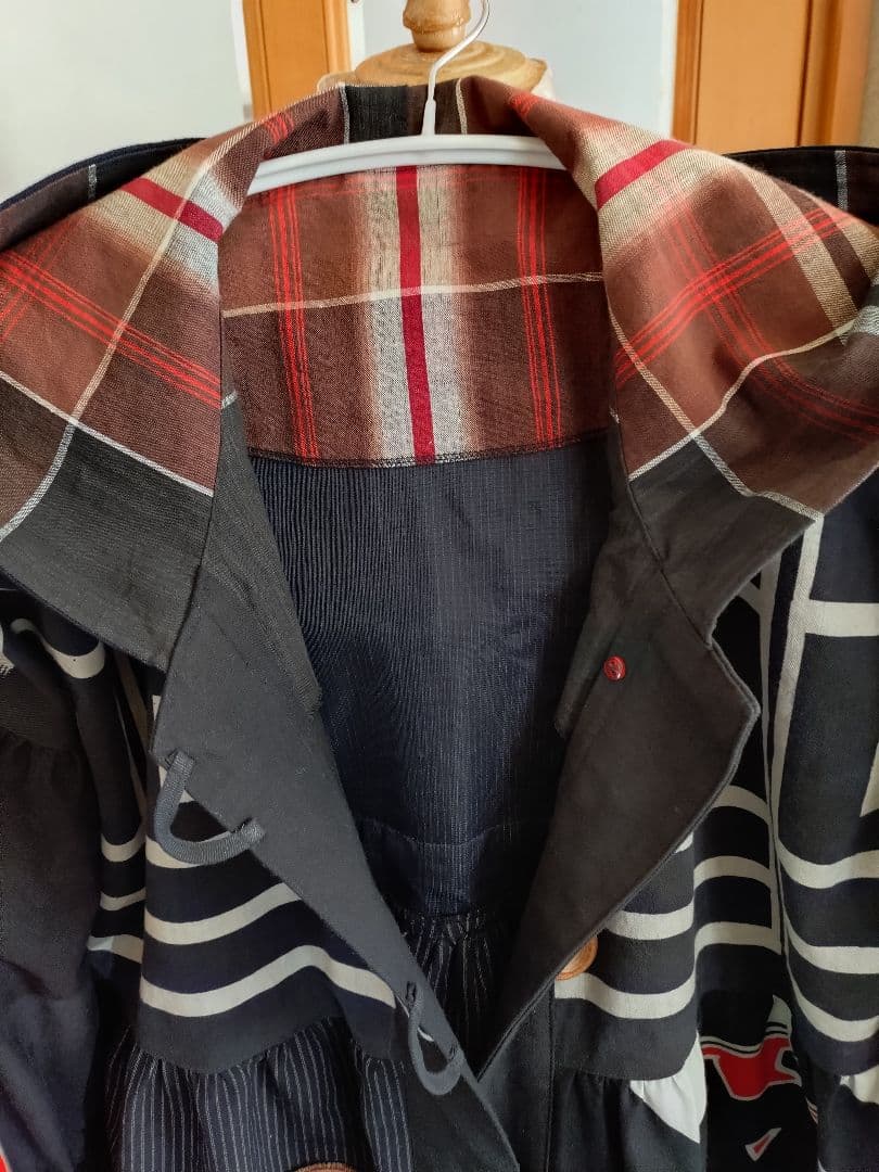 こえと　フード付き半纏のコート