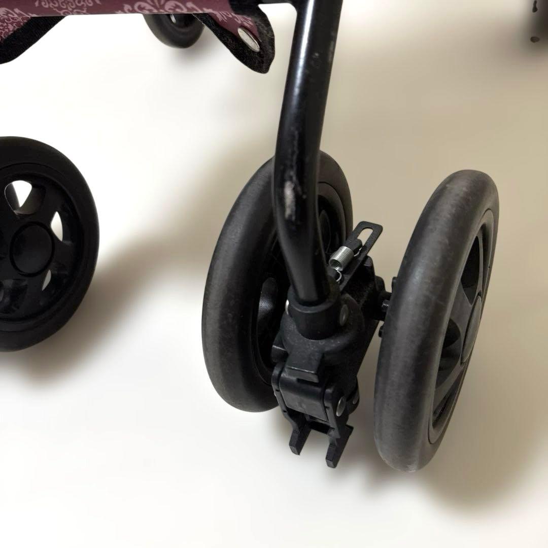 島製作所　エアウォーカー　ピンク　保冷バック＆椅子付き　シルバーカート