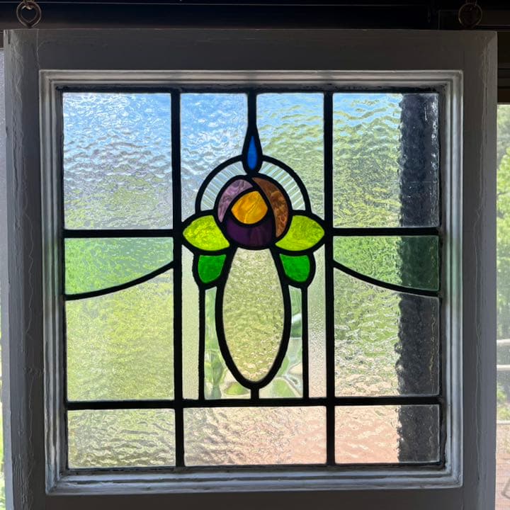 アンティークステンドグラス　窓