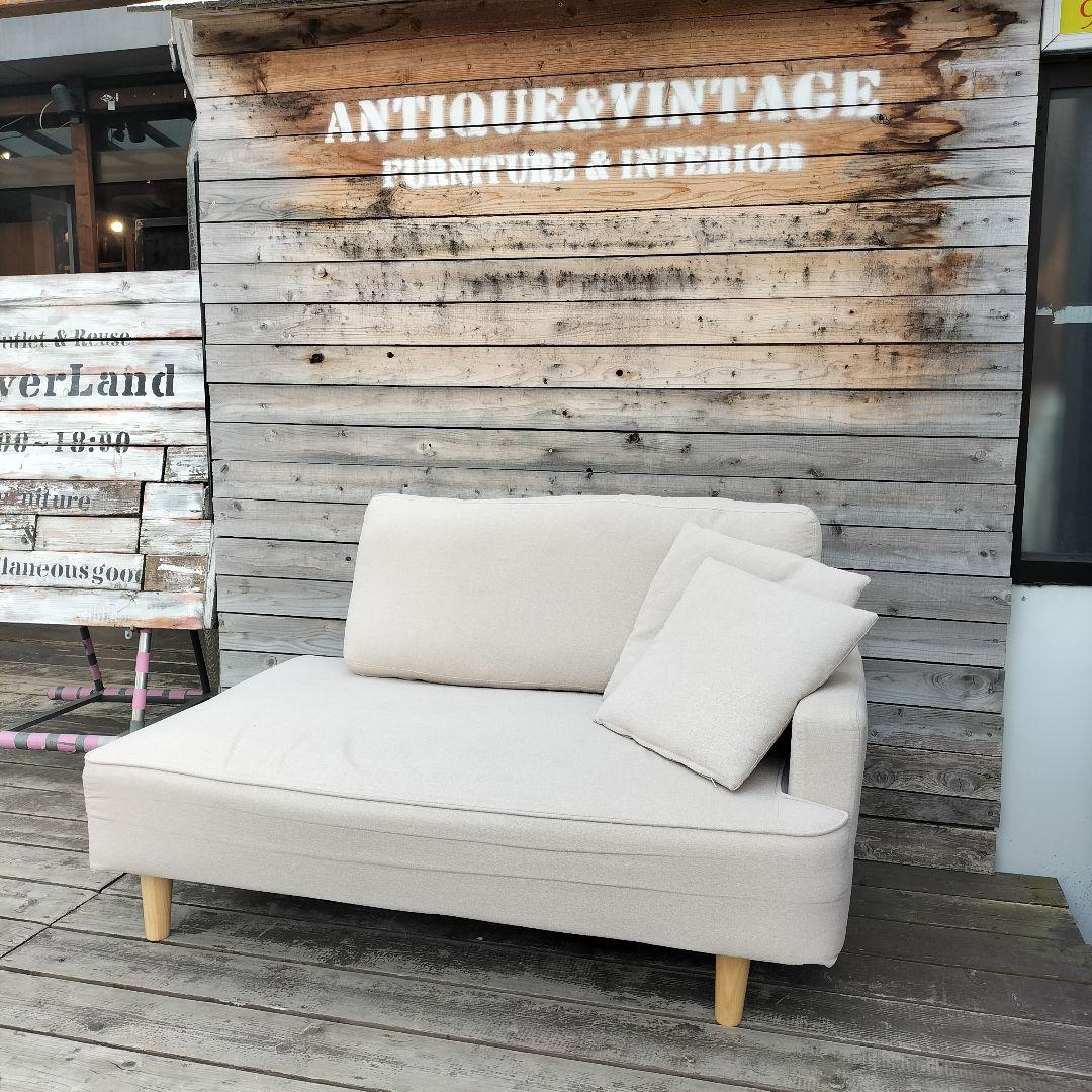 M♦まるかん　送料込　カウチソファ　オットマンセット