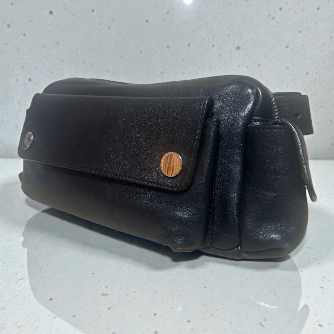 【美品】 フルラ FURLA オールレザー　ウェストバッグ　ボディバッグ