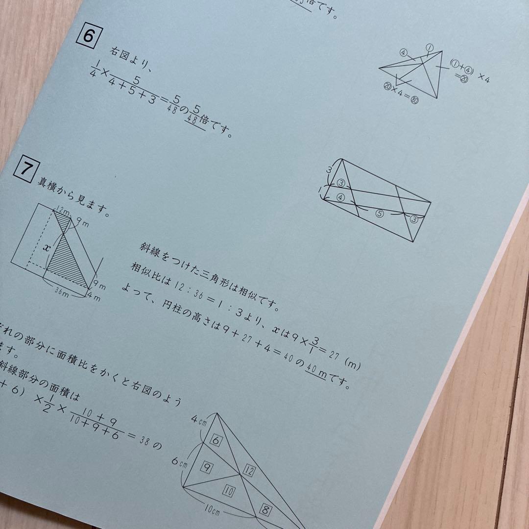 サピックス6年 算数デイリーチェック レベルH