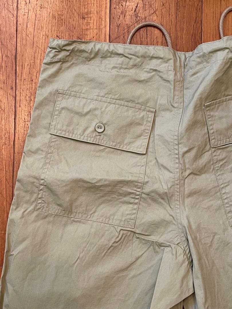 eleven 2ndベージュワイドパンツゴム入り