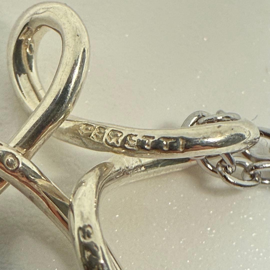 【美品 社外チェーン】TIFFANY&Co. インフィニティ クロス ネックレス