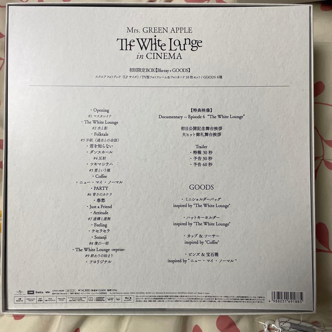 ミュージック Mrs. GREEN APPLE TheWhiteLounge inCINEMA