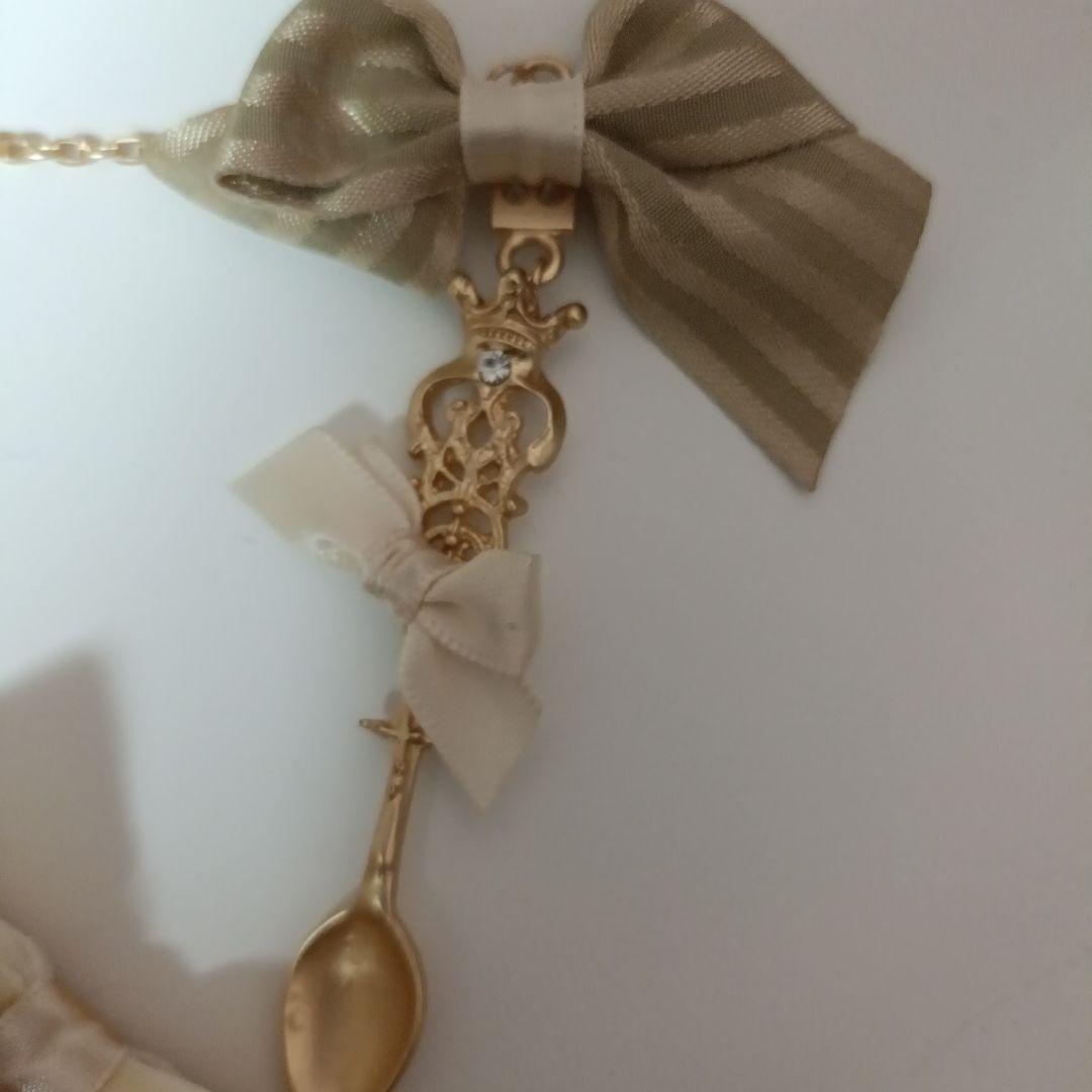 ま*け様 星箱works Drink me!　リボンネックレス