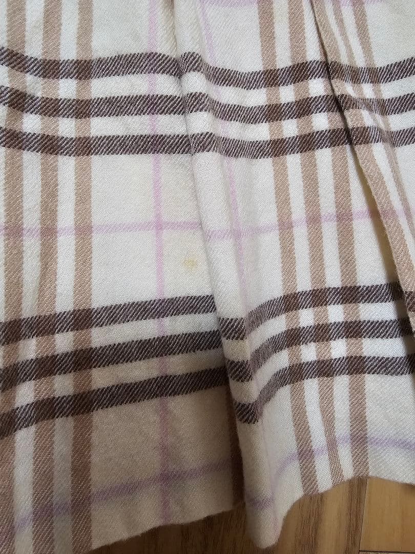 BURBERRY　バーバリー　チェック柄ノースリーブミニワンピース