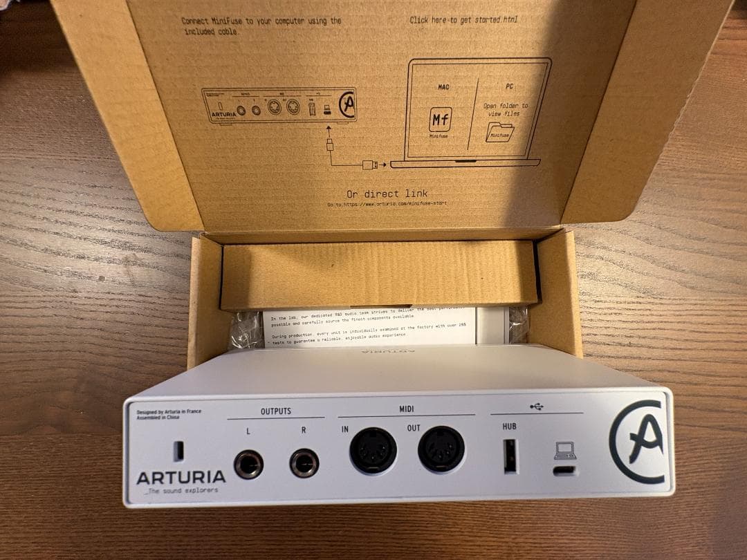 美品 Arturia MiniFuse 2 オーディオインターフェイス