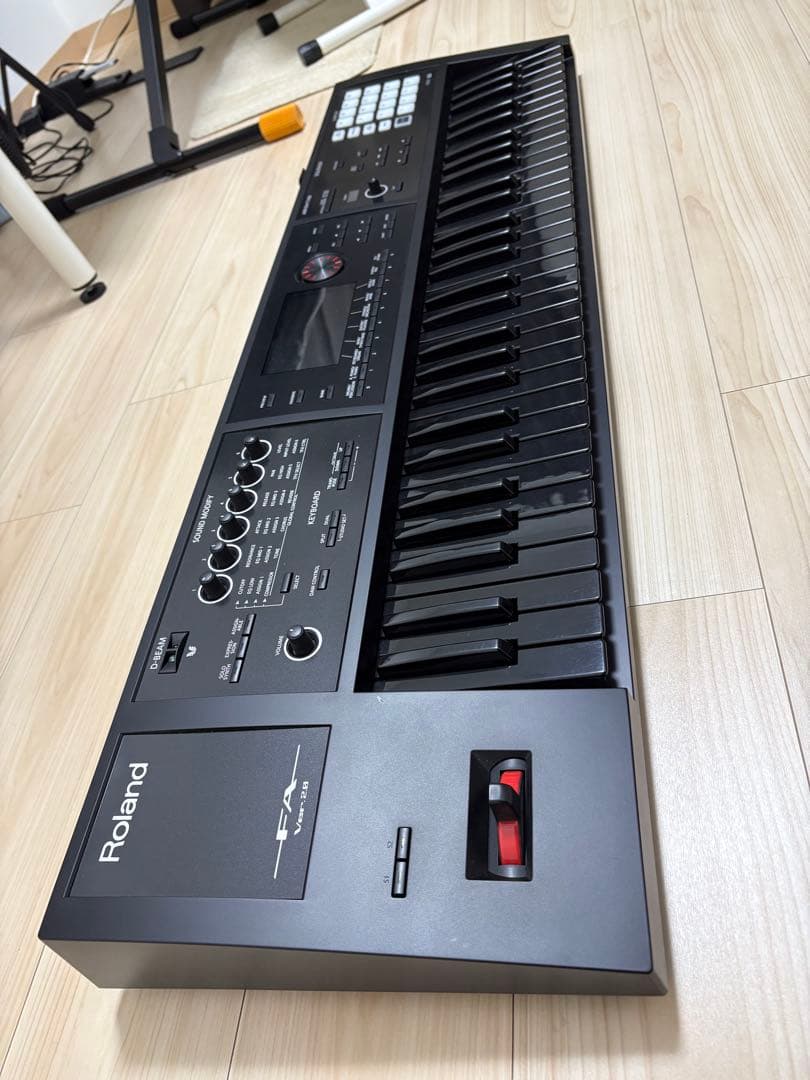 【希少限定黒】Roland FA-06Bフルセット・ペダル2種・保証書付｜極美品