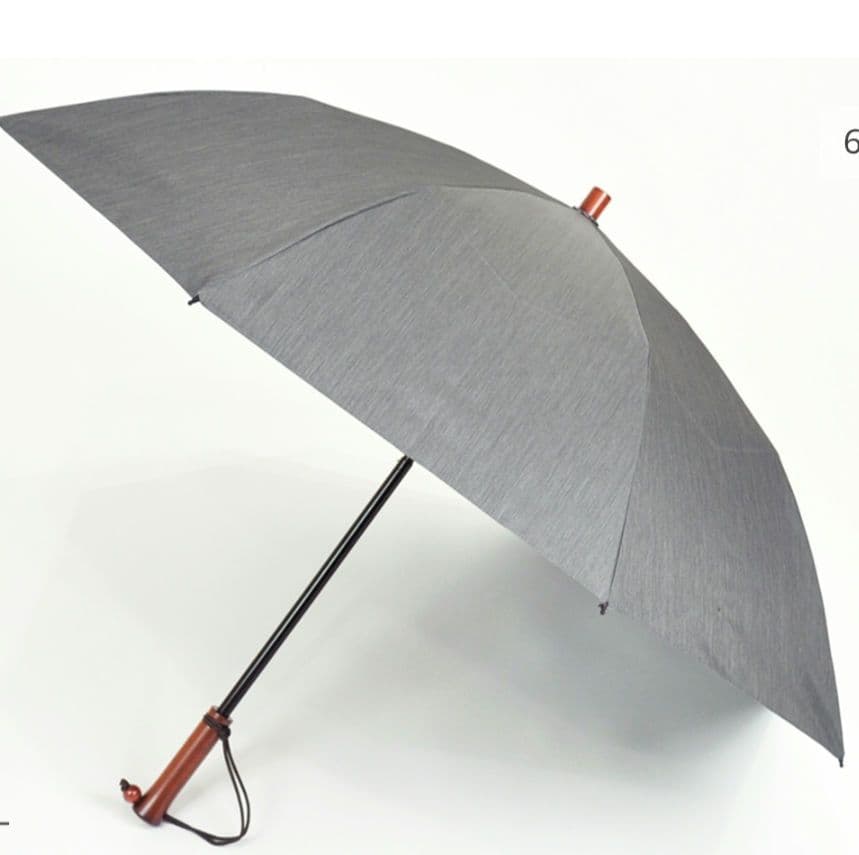 サンバリア100　 フロストグレー　2段折　日傘　美品
