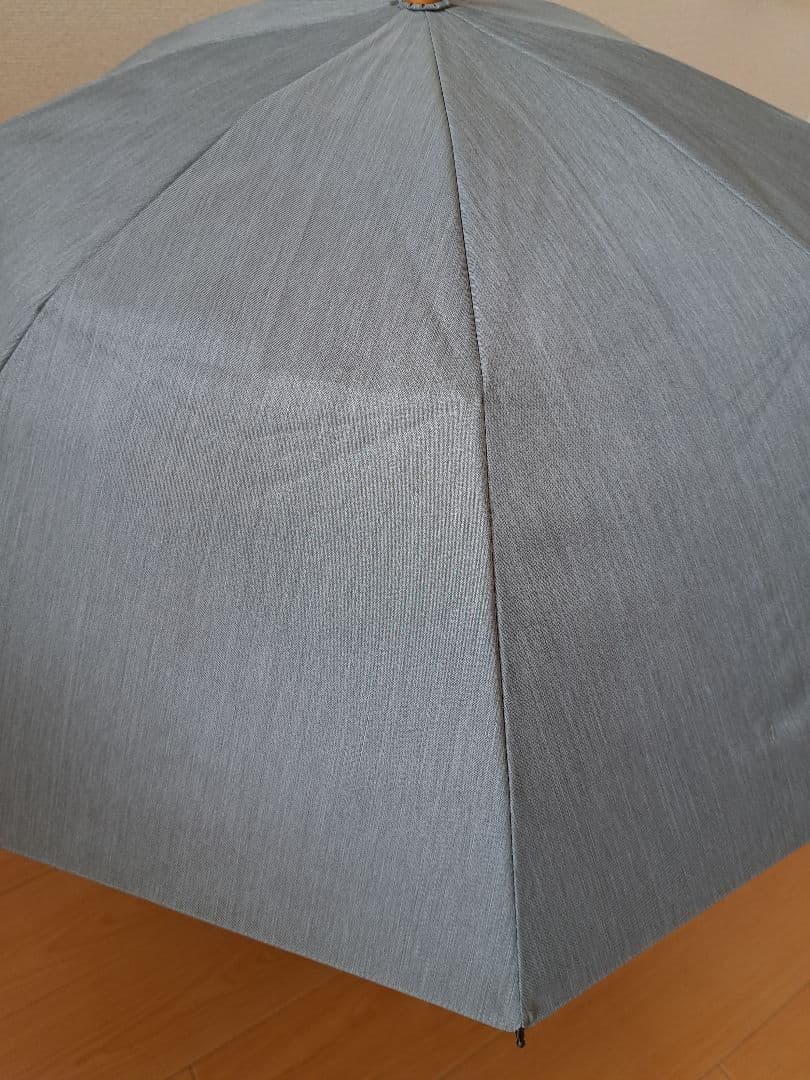 サンバリア100　 フロストグレー　2段折　日傘　美品