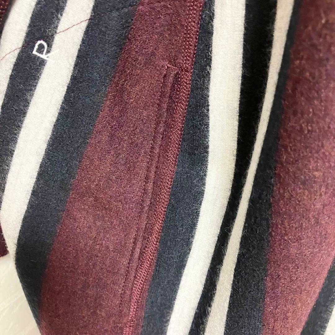 45R 45rpm ロングワンピース　0 ウール　ボルドー　バーガンディ