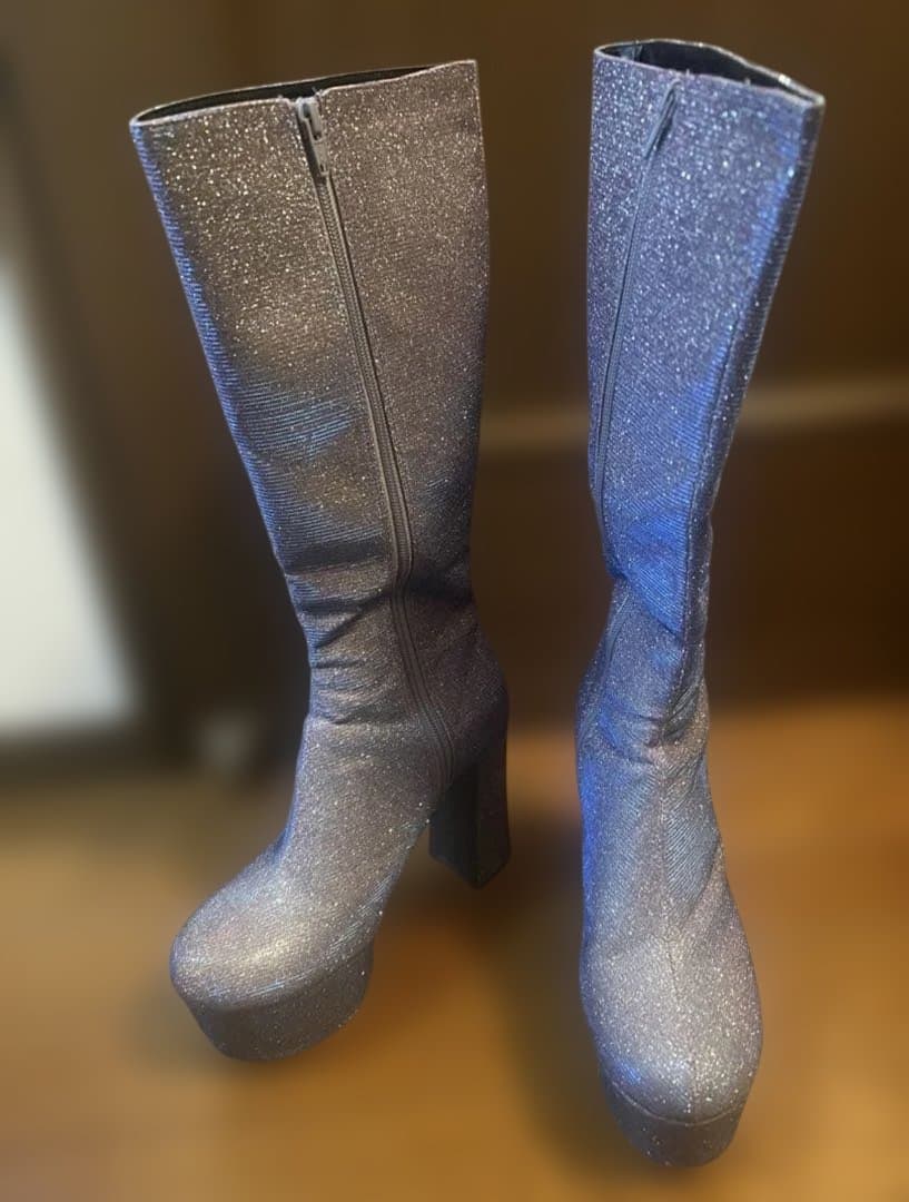 Scream うなぎ　エスペランサ厚底ブーツ2足セット売り