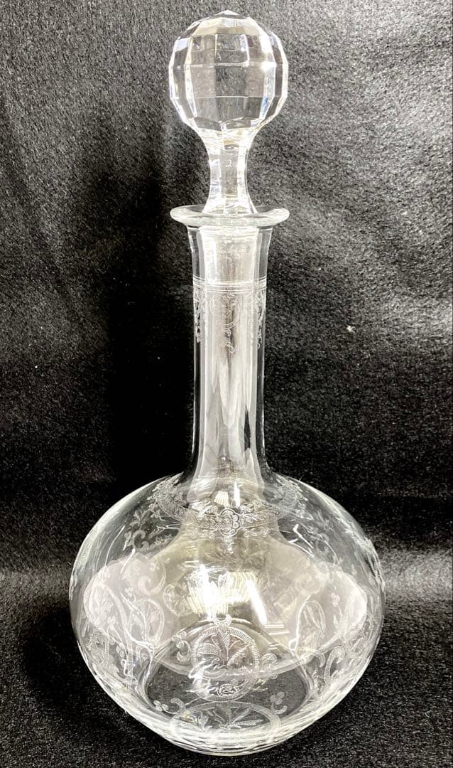 専用バカラ　ラファイエット　デキャンタ　高さ28㎝　東Y7-0213☆2Fトヒチ