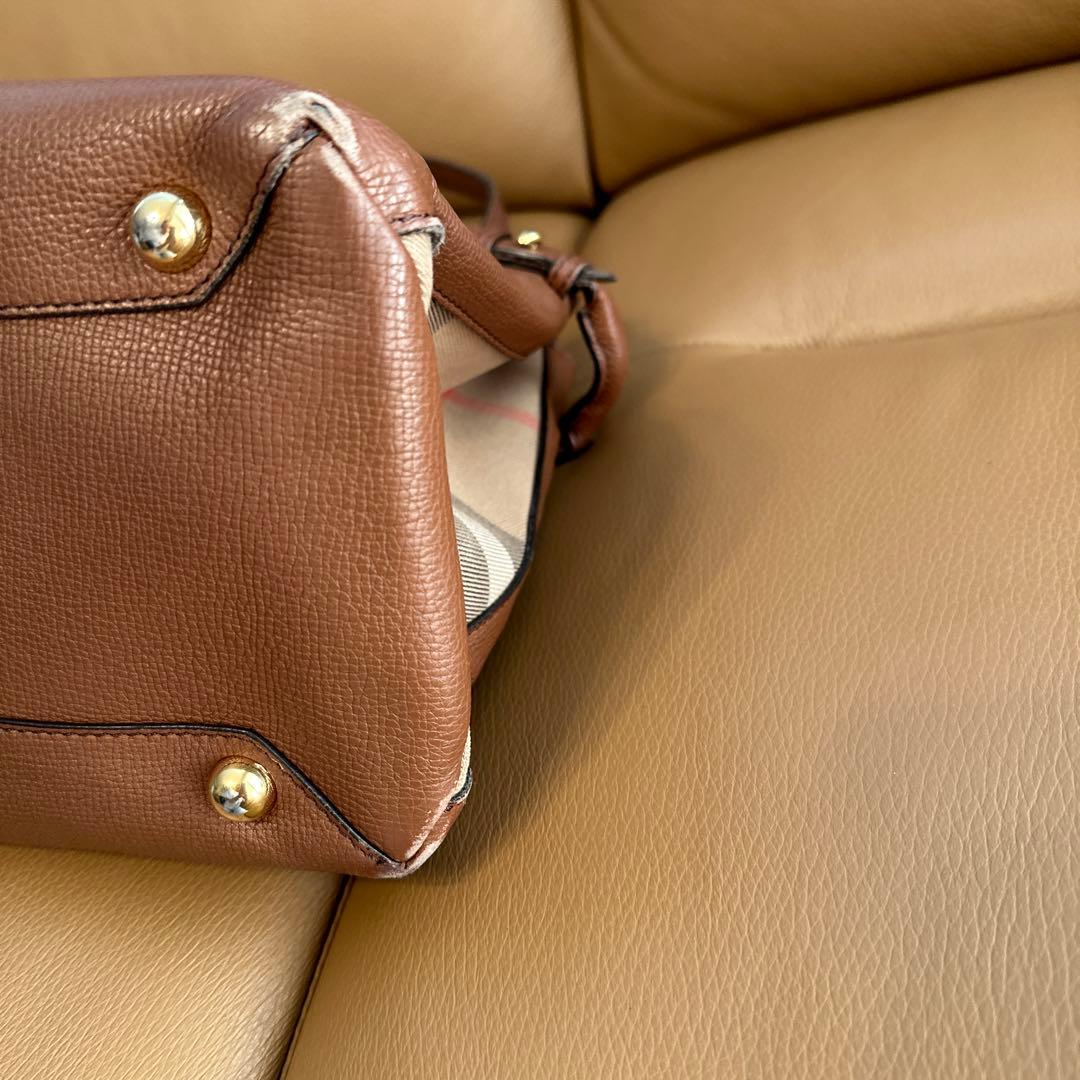 バーバリー　BURBERRY バナーバッグ ハンド ショルダー 2Wayバッグ