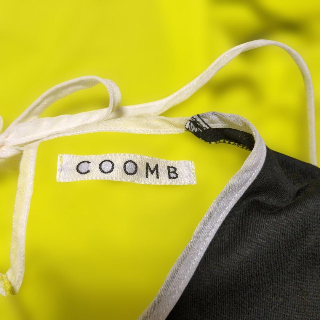 n*♪様 COOMB バイカラー ノースリーブワンピース 高嶋ちさ子さん着用して