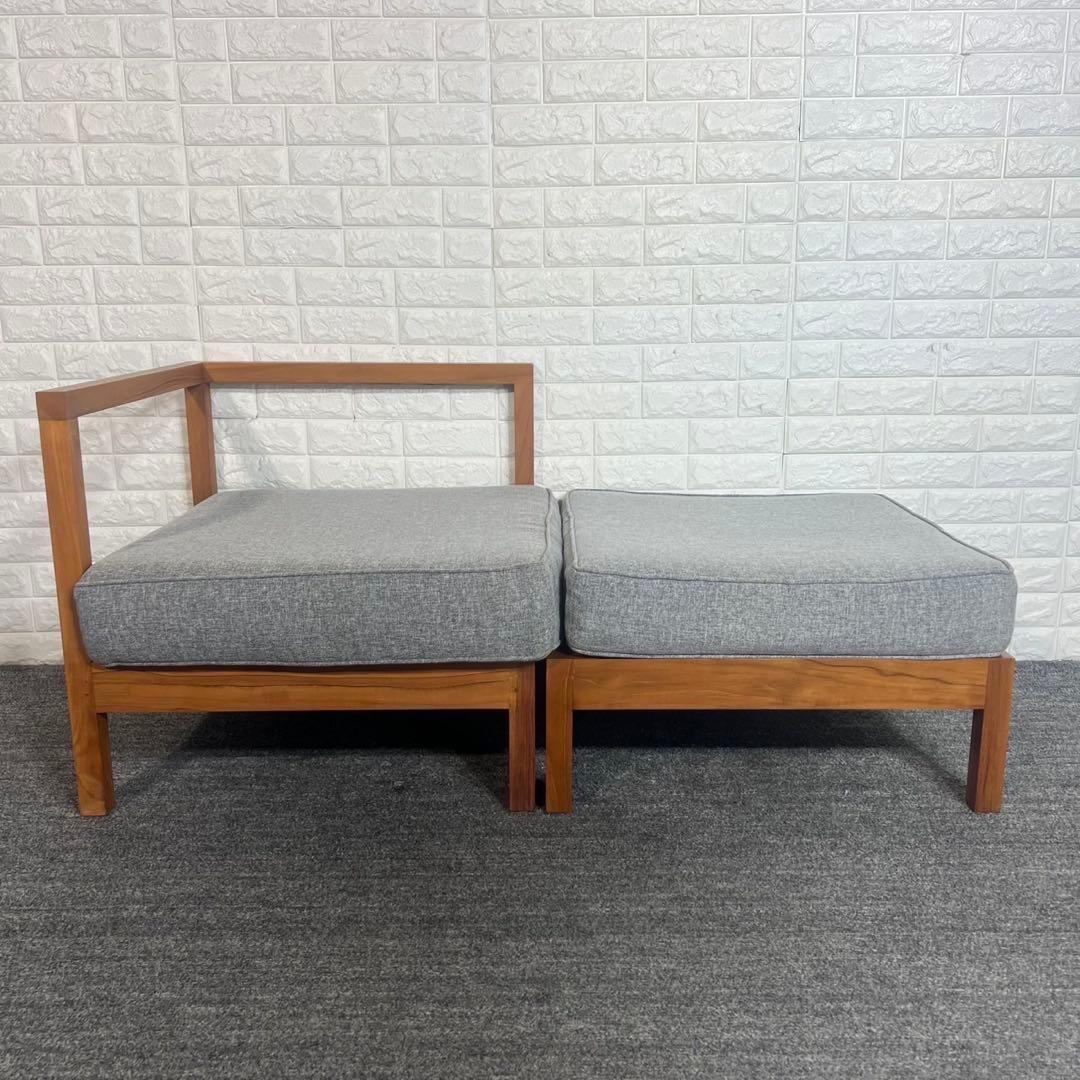 SCANTEAK スキャンティーク ソファ 2人掛け ファブリック F076