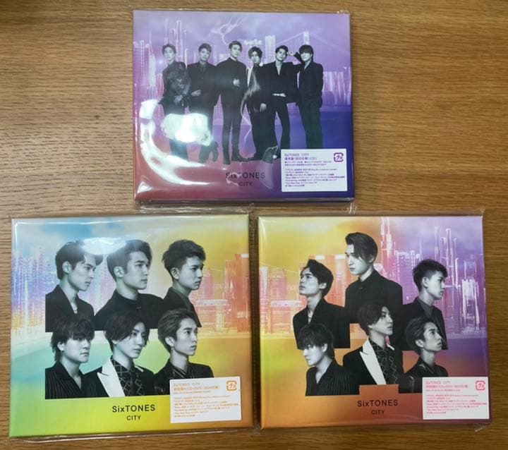 新品未開封【匿名配送】SixTONES CD アルバム『CITY』3形態セット