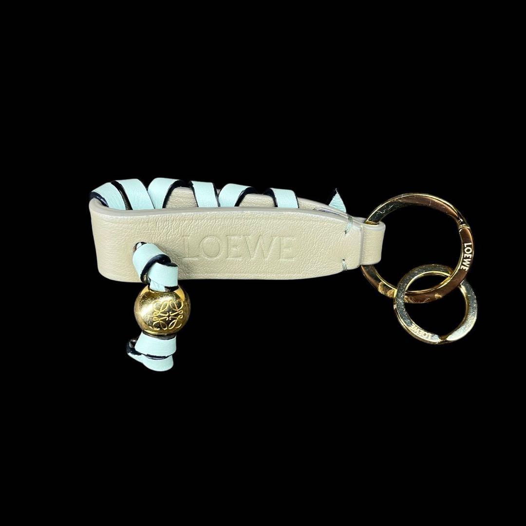 LOEWE ロエベ クロス ブレイデッド キーリング キーホルダー