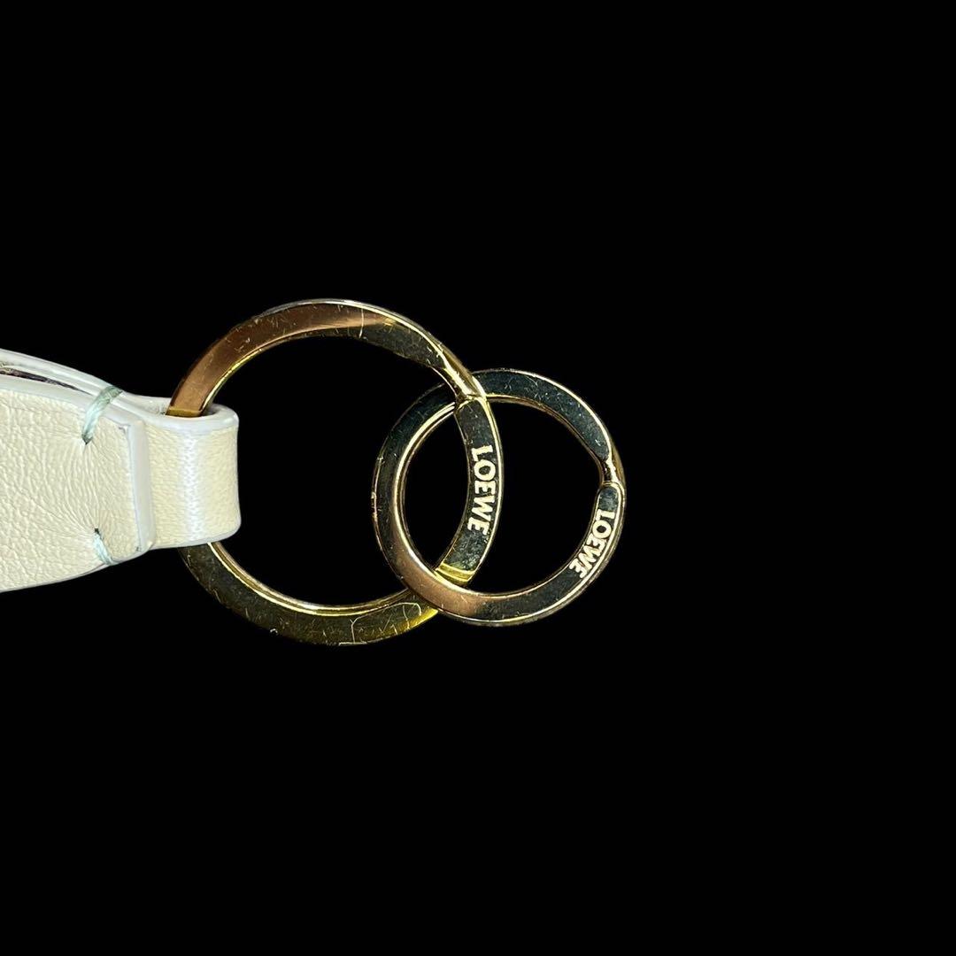 LOEWE ロエベ クロス ブレイデッド キーリング キーホルダー