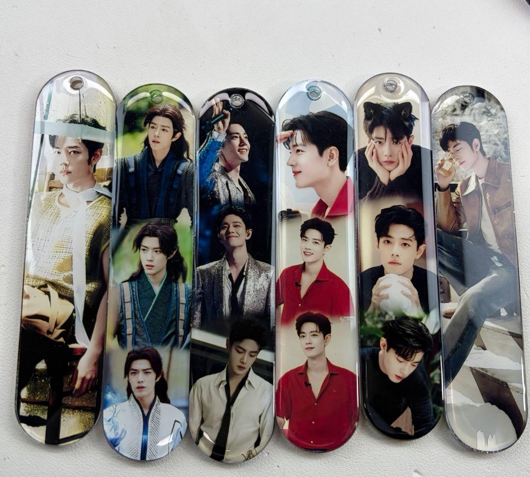 肖戦 新作　可愛い　栞　レジンキーホルダー 6点セット❣️0206