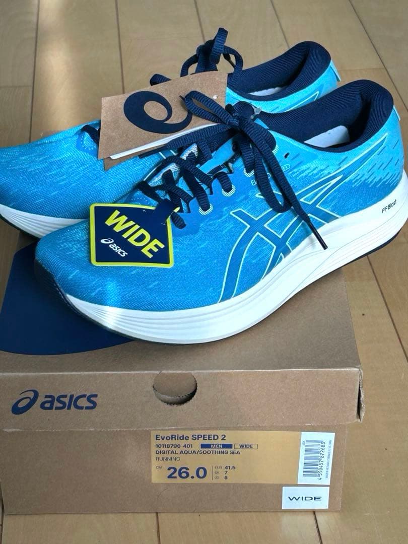asics アシックスEvoRide SPEED 2 WIDE 26.0cm