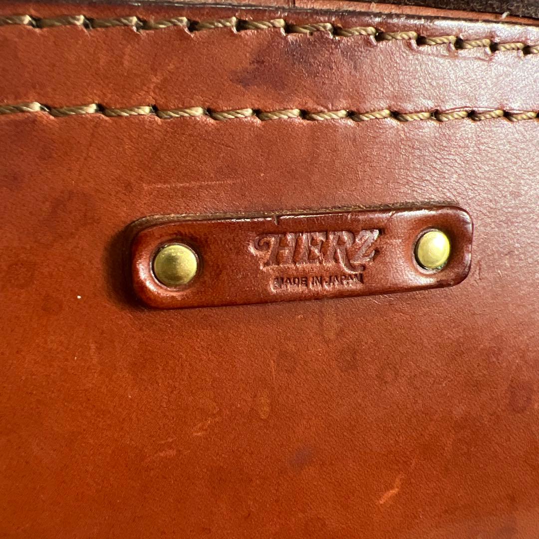 Hertz ビートル　レザー製ブラウンリュック・バックパック