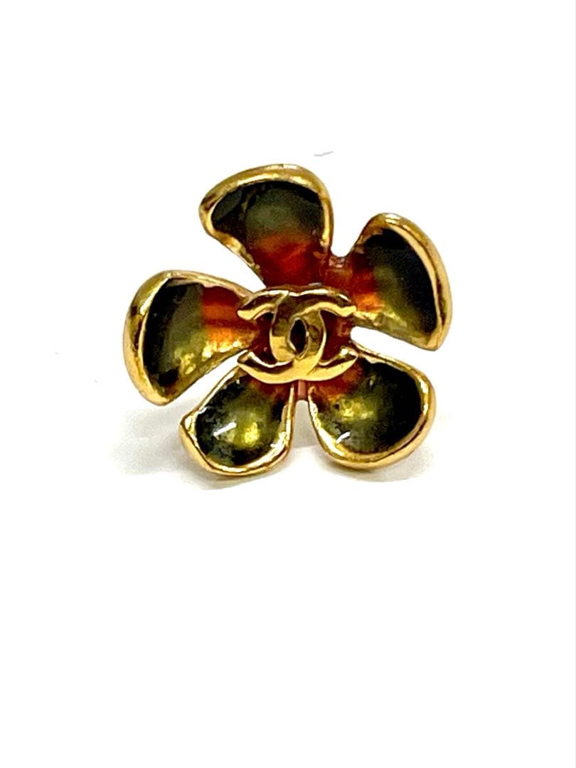 正規品CHANELフラワーピアス片方