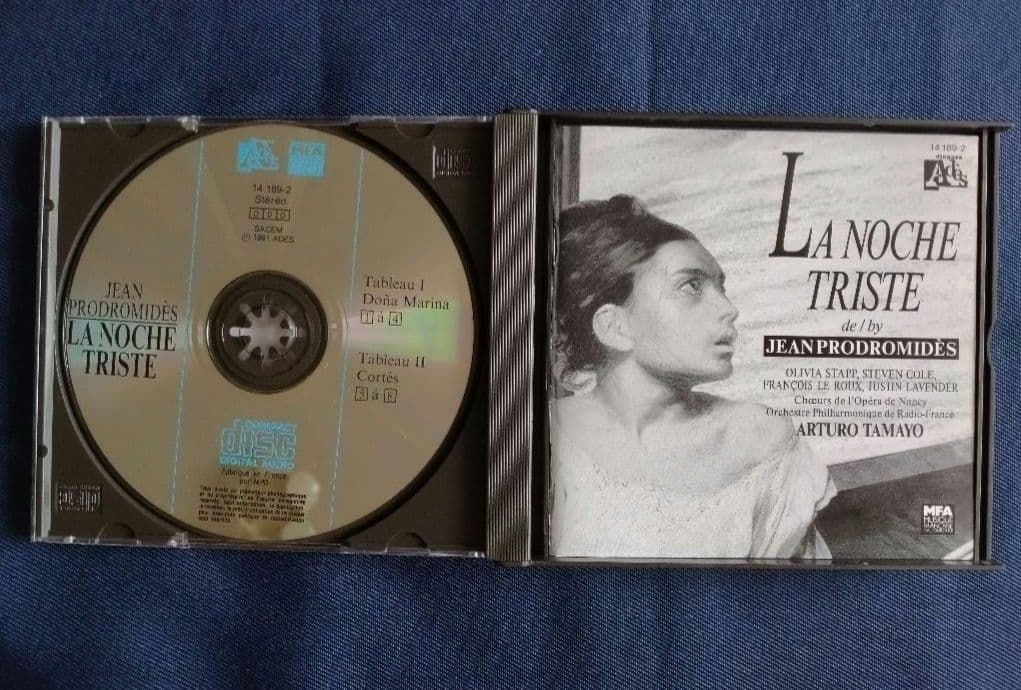ジャン・プロドロミデス　歌劇「悲しい夜」　A·タマヨ指揮　Ades盤