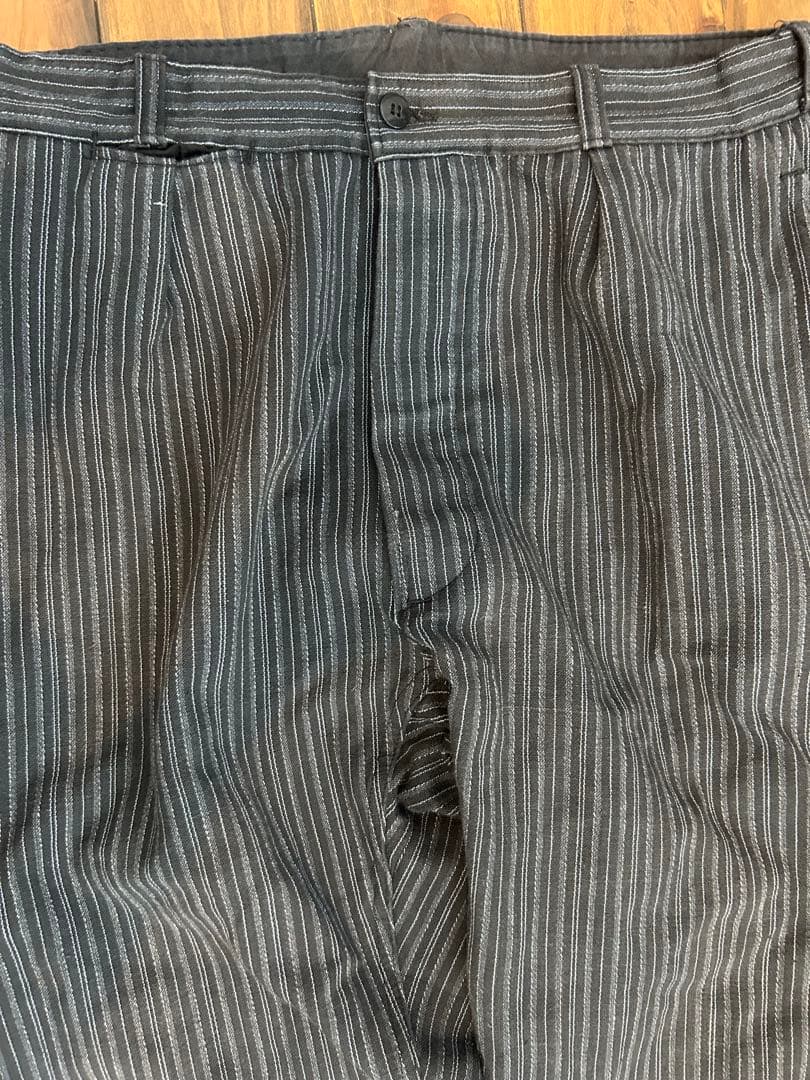 40s50s フレンチヴィンテージ　ストライプスラックス