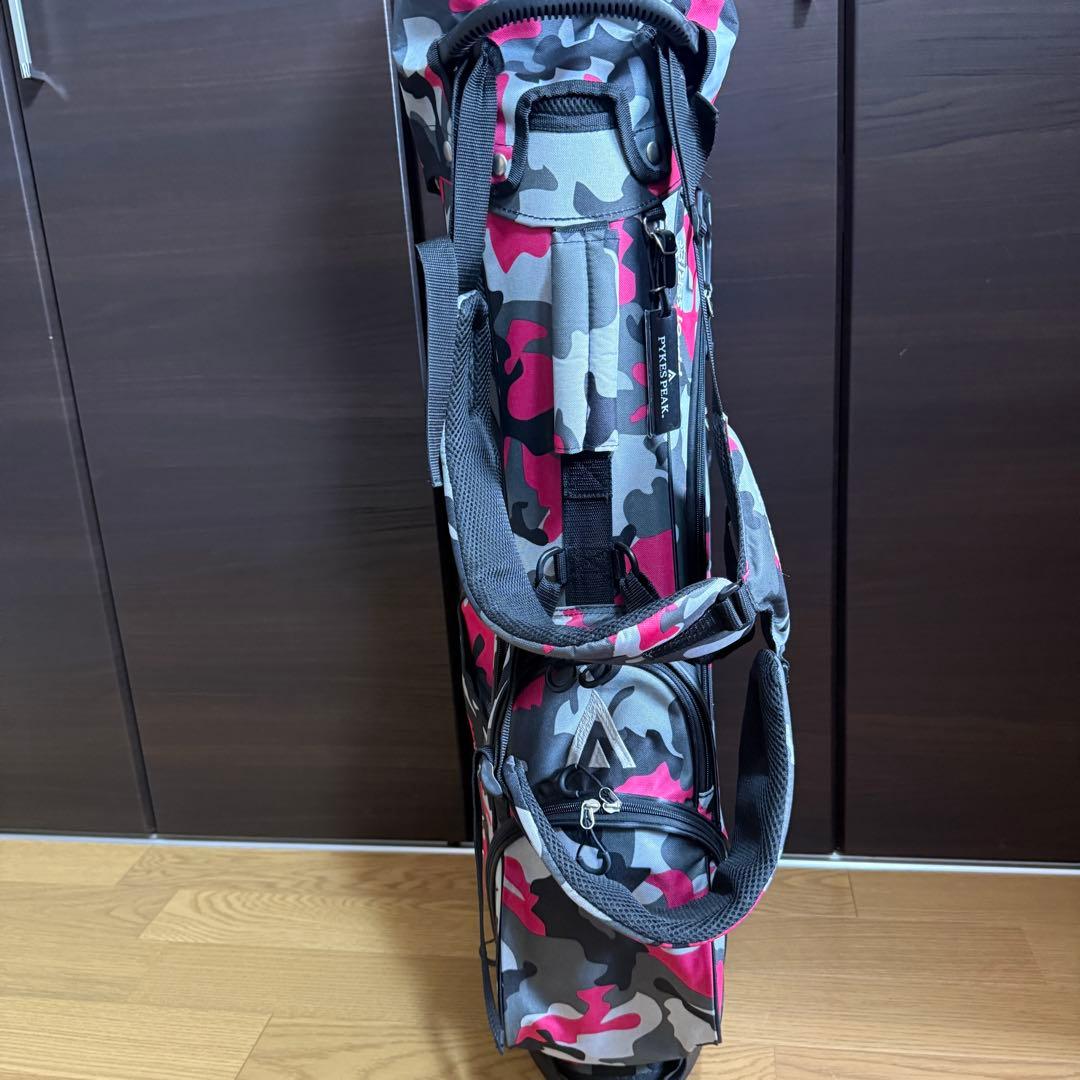 PYKES PEAK スタンド式 キャディバッグ ゴルフバッグ カモフラージュ