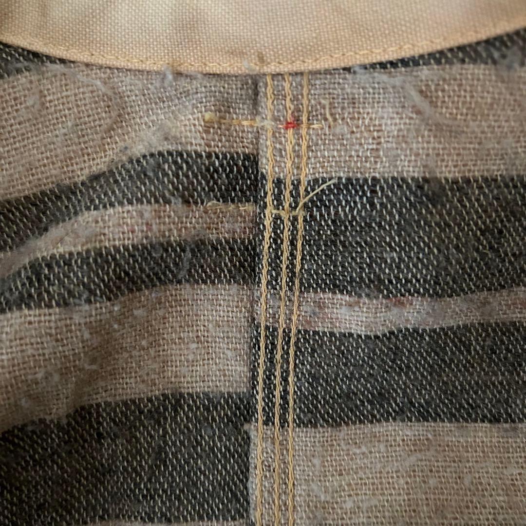 30's40's ダック　大戦カバーオール　懐中ポケット　ドーナツボタン