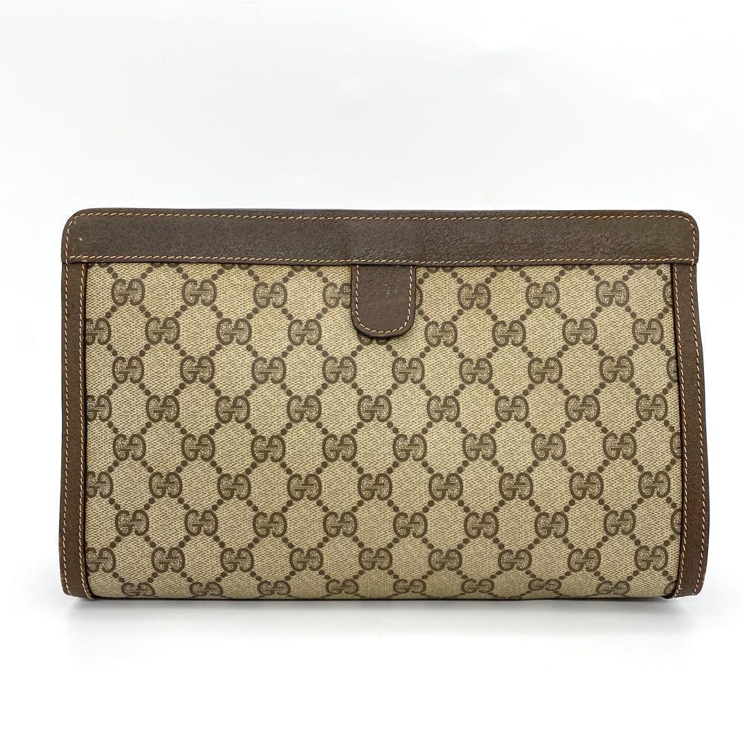 GUCCI グッチ オールドグッチ クラッチバッグ GGスプリーム レザー