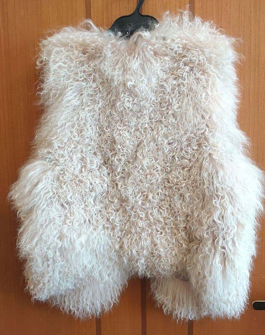 【ジルスチュアート】　軽くて暖かいシープ（羊の毛）のベスト